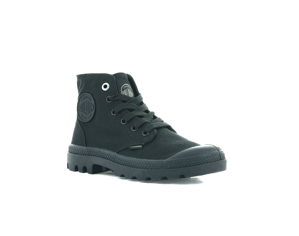 Zapatos Altas Palladium MONO CHROME Hombre Negras | Costa Rica-07652